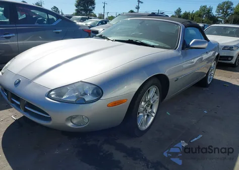 2001 Jaguar Xk8 из США, поврежденный, VIN SAJDA42C91NA18938